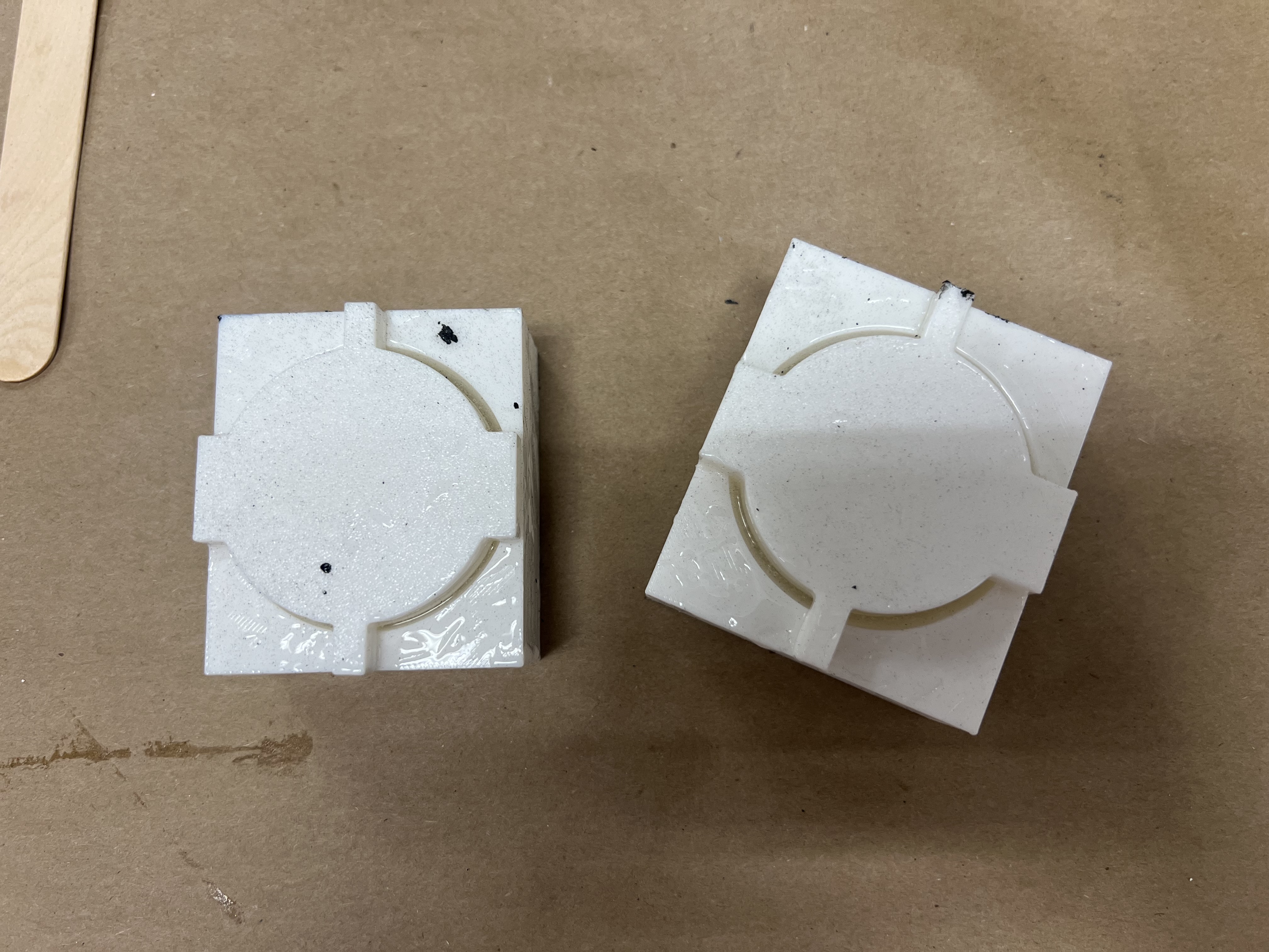 Molds out of the oven